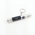 LED Whistle Keychain With Compass